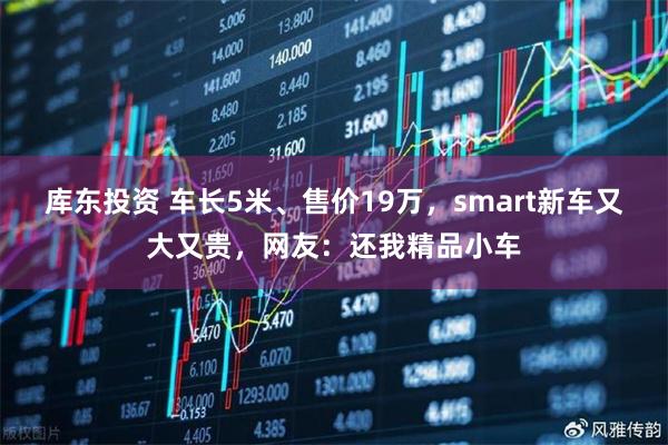 库东投资 车长5米、售价19万，smart新车又大又贵，网友：还我精品小车