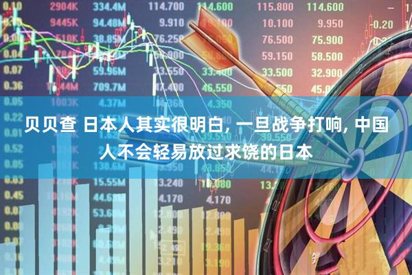 贝贝查 日本人其实很明白, 一旦战争打响, 中国人不会轻易放过求饶的日本